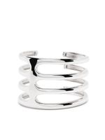 Tom Wood bracelet torque Cage Triple - Argent - thumbnail