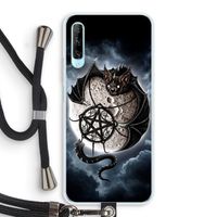 Volle maan: Huawei P Smart Pro Transparant Hoesje met koord