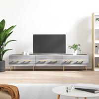 Tv-meubel 150x36x30 cm bewerkt hout grijs sonoma eikenkleurig