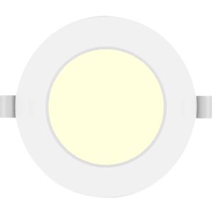 LED Downlight Pro - Aigi Trinko - Inbouw Rond 4W - Warm Wit 3000K - Mat Wit - Kunststof - Ø98mm