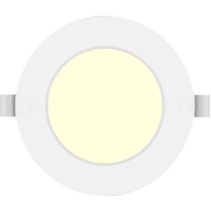 LED Downlight Pro - Aigi Trinko - Inbouw Rond 4W - Warm Wit 3000K - Mat Wit - Kunststof - Ø98mm