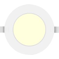 LED Downlight Pro - Aigi Trinko - Inbouw Rond 4W - Warm Wit 3000K - Mat Wit - Kunststof - Ø98mm - thumbnail