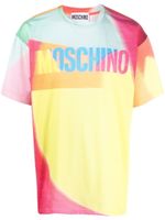 Moschino t-shirt colour block à logo imprimé - Jaune - thumbnail