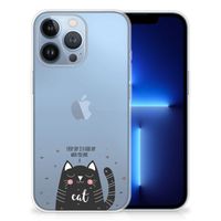 Apple iPhone 13 Pro Telefoonhoesje met Naam Cat Good Day