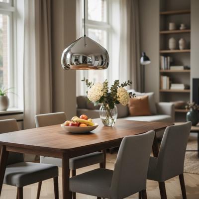 Shiny Drop Hanglamp Zilver Ø28cm