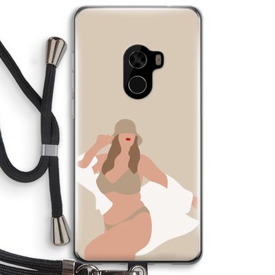 One of a kind: Xiaomi Mi Mix 2 Transparant Hoesje met koord