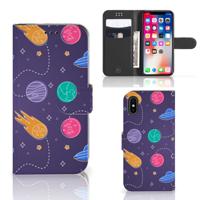 Apple iPhone X | Xs | Wallet Case | met Pasjes | Space