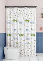 InvisibleFold Nordic Opvouwbare Badkamer Douchegordijnset