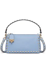 Valentino Garavani petit sac à bandoulière Rockstud en cuir - Bleu