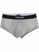 TOM FORD slip à ceinture à logo - Gris - thumbnail