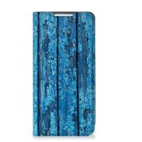 Samsung Galaxy S22 Book | Wallet Case | Wood Blue