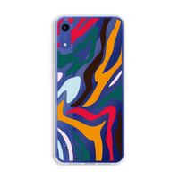 Colored Zebra: Honor Play 8A Transparant Hoesje Colored Zebra: Honor Play 8A Transparant Hoesje