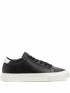 Giuseppe Zanotti baskets bicolores à lacets - Noir