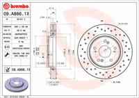 Remschijf BREMBO, Remschijftype: Geperforeerd / Geventileerd, u.a. für Honda