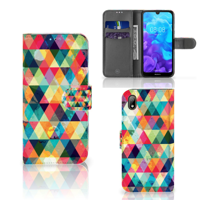 Huawei Y5 (2019) | Telefoon Hoesje | Geruit