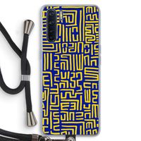 Majorelle Blue Print: Oppo A91 Transparant Hoesje met koord
