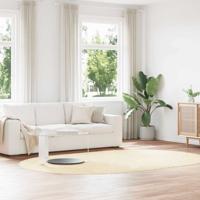 Hoogpolig vloerkleed NAVARRA 300x200 cm polyester crèmekleurig