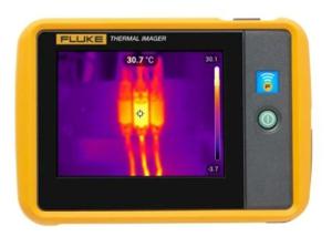 Fluke FLK-PTI120 9HZ 400C warmtebeeldcamera Noise equivalent temperature difference (NETD) Zwart, Geel Ingebouwd display LCD 320 x 240 Pixels