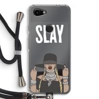 Slay All Day: Pixel 3a Transparant Hoesje met koord