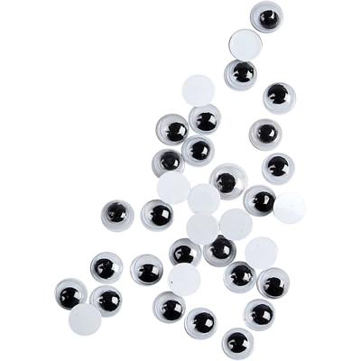 Creativ Company Wiebelogen, niet zelfklevend, d 6 mm, 1000 stuk/ 1 doos