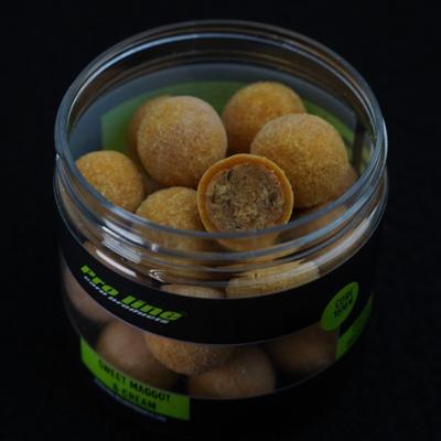 Pro Line Pro Line Coated Hookbaits Sweet Maggot & Cream Core 15mm 200ml