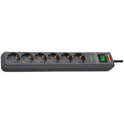 Brennenstuhl 1159710515 stekkerdoos 6 stopcontacten aan/uit switch