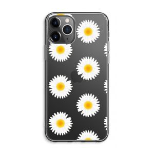 Margrietjes: iPhone 11 Pro Max Transparant Hoesje