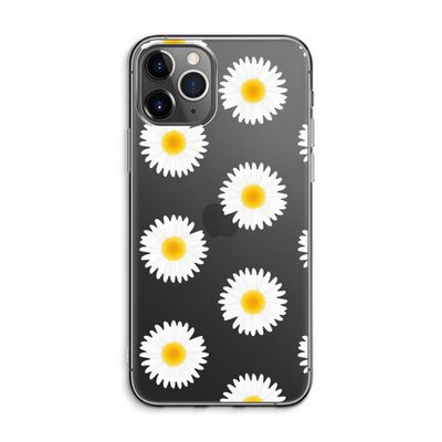 Margrietjes: iPhone 11 Pro Max Transparant Hoesje