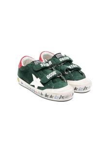 Golden Goose Kids baskets Superstar à fermeture scratch - Vert