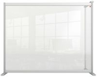 Bureauscherm uitbreidingspaneel Nobo modulair transparant acryl 1200x1000mm - thumbnail