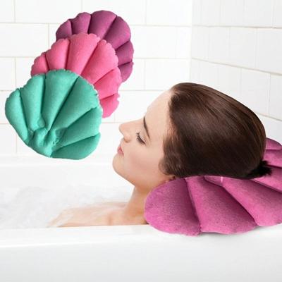 5 PC'S shell vormige zachte badkamer kussen Home comfortabele Spa opblaasbare badkuip kussen willekeurige kleur levering