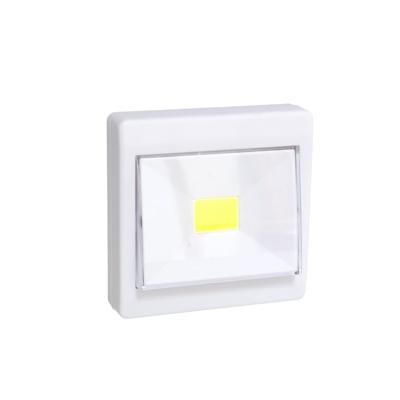 Kastlampen - schakelaar - LED lampen - wit - 8.7 x 8.7 cm
