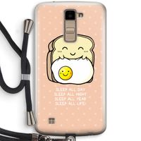 Sleep All Day: LG K10 (2016) Transparant Hoesje met koord
