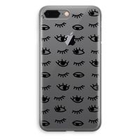 Eye pattern #2: iPhone 8 Plus Transparant Hoesje