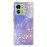 Smartphone hoesje voor Motorola Edge 40 Watercolor Paars