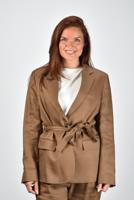 Nine In The Morning blazer Agnese 9SS26-ANS01 mocha