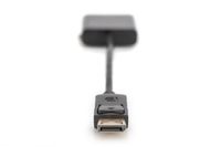 Digitus AK-340409-001-S DisplayPort / DVI Adapter [1x DisplayPort stekker - 1x DVI-bus 24+5-polig] Zwart 15.00 cm - thumbnail