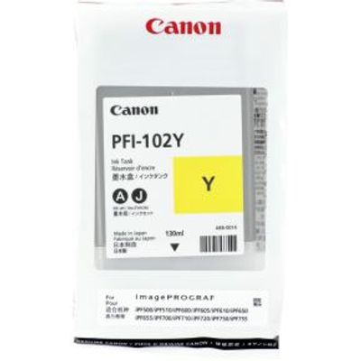 Canon PFI-102 Y Kleur Geel