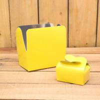 Bonbon doosjes - Chocolade doosje - Geel HOOG - 48 stuks