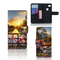 Google Pixel 3A Flip Cover Amsterdamse Grachten - thumbnail