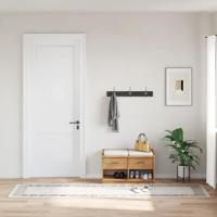 Vloerkleed wasbaar anti-slip 80x300 cm lichtbeige