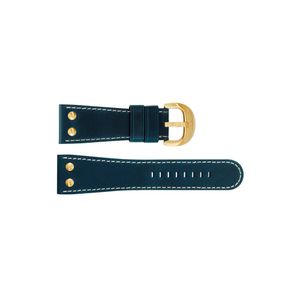Horlogeband TW Steel TW72 / TWB72 Leder Blauw 30mm