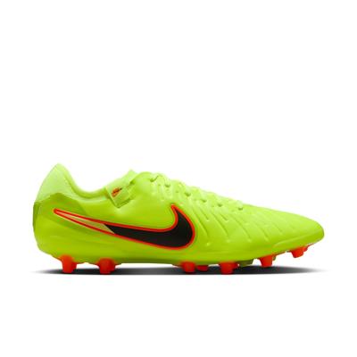 Nike Tiempo Legend 10 Pro Kunstgras Voetbalschoenen (AG) Neongeel Zwart Oranje