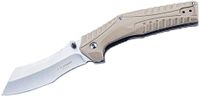 Herbertz zakmes 20 cm RVS/fiberglass zilver/beige - thumbnail