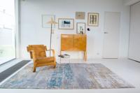 Louis de Poortere - 8718 Atlantic Long Island Blue - 140x200 cm Vloerkleed
