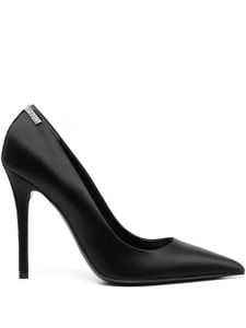 TOM FORD escarpins satinés à ornements en cristal 105 mm - Noir