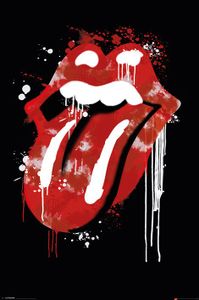 The Rolling Stones Graffiti Lips Poster 61x91.5cm