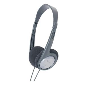 Panasonic RP-HT090E Hoofdtelefoons Bedraad Hoofdband Muziek Zwart, Grijs