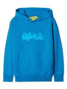 Off-White Kids hoodie en coton Arrows Fluid - Bleu