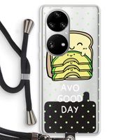 Avo Good Day: Huawei P50 Pro Transparant Hoesje met koord